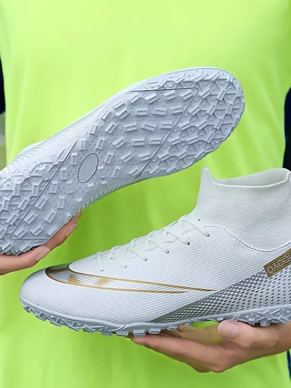 Botas De Fútbol Con Tacos AG Para Hombre, Tacos Y Zapatos De Fútbol Transpirables Antideslizantes Profesionales Para Exteriores Para Competición De Entrenamiento