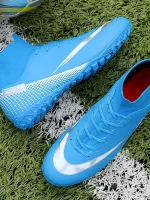 Botas De Fútbol Con Tacos AG Para Hombre, Tacos Y Zapatos De Fútbol Transpirables Antideslizantes Profesionales Para Exteriores Para Competición De Entrenamiento