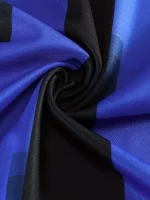 Camiseta De Fútbol De Rayas Verticales Para Nios, Camiseta Con Estampado Del Número 10 Y Pantalones Cortos Elásticoss Para Entrenamiento Y Competición De Fútbol, ropa Para Nios, 2 Uds.