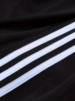 2pcs Kit De Fútbol, Nios Camiseta De Fútbol A Rayas Y Pantalones Cortos Transpirables Y Ligeramente Elásticoss Para F??bol Entrenamiento Competición