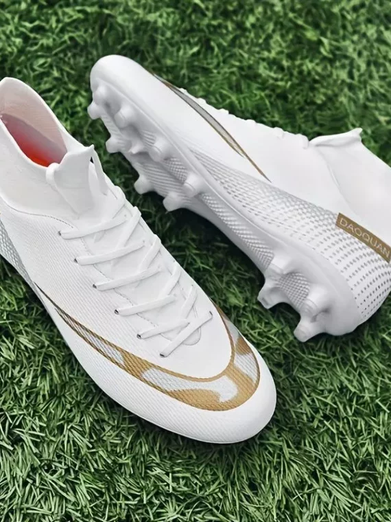 Botas De Fútbol Con Tacos AG Para Hombre, Tacos Y Zapatos De Fútbol Transpirables Antideslizantes Profesionales Para Exteriores Para Competición De Entrenamiento