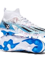 Zapatos De Fútbol Antideslizantes Para Hombres, Zapatos De Fútbol Para Exteriores, Botines De Fútbol Ligeros Y Transpirables Para Competición De Entrenamiento