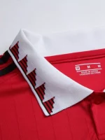 2pcs Traje Deportivo, Camiseta De Manga Corta Con Solapa Sólida Para Hombres Y Pantalones Cortos Transpirables Ligeramente Elásticoss Para Fútbol Y B??dminton