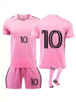 Camiseta De Fútbol De Miami Para Nios, Conjunto De Camiseta De Fútbol No.10, Ropa De Nios