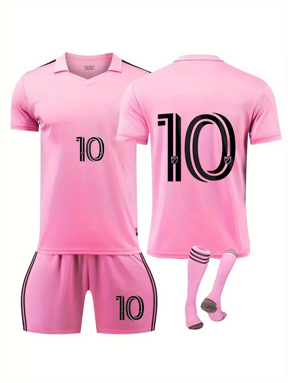 Camiseta De Fútbol De Miami Para Nios, Conjunto De Camiseta De Fútbol No.10, Ropa De Nios