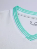 2pcs Traje De Fútbol, Camiseta De Fútbol Blanca Ligeramente Elásticas Y Transpirable Para Hombres Y Pantalones Cortos De Cintura Elásticas Sólidos Para Entrenamiento Y Competición