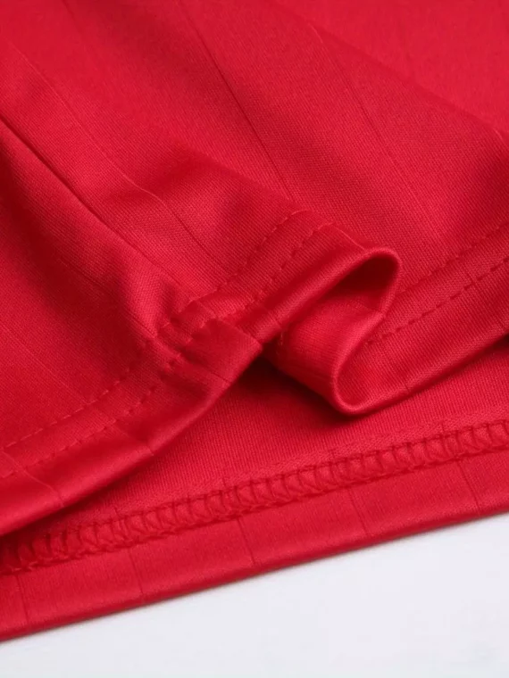 2pcs Traje Deportivo, Camiseta De Manga Corta Con Solapa Sólida Para Hombres Y Pantalones Cortos Transpirables Ligeramente Elásticoss Para Fútbol Y B??dminton
