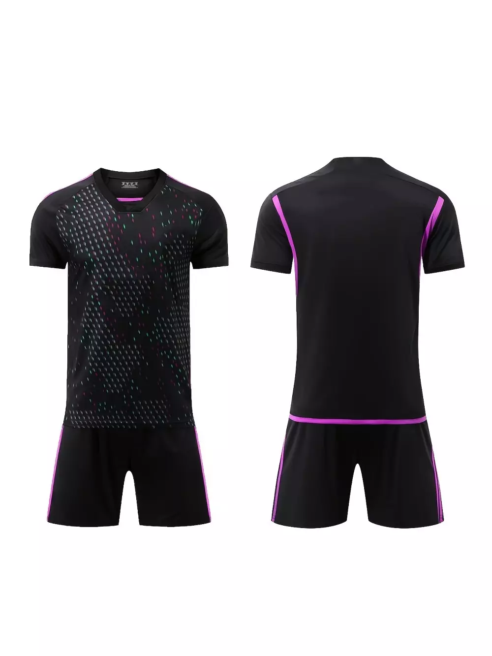 Sistemas Simples Del Equipo De Fútbol De Los Nios De Moda, Camisetas De Fútbol Coloridas De La Impresi??n Del Punto Para Los Deportes De Los Nios Y De Las Nias