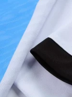 2pcs Kit De Fútbol, Nios Camiseta De Fútbol A Rayas Y Pantalones Cortos Transpirables Y Ligeramente Elásticoss Para F??bol Entrenamiento Competición