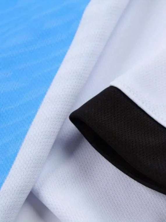 2pcs Kit De Fútbol, Nios Camiseta De Fútbol A Rayas Y Pantalones Cortos Transpirables Y Ligeramente Elásticoss Para F??bol Entrenamiento Competición