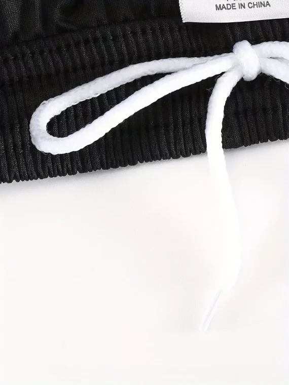 2pcs Conjunto De Fútbol De Secado Rápido, Camiseta De Fútbol De Bloque De Color Ligeramente Elásticas Y Pantalones Cortos Cómodos De Absorci??n De Humedad Para Nios Para Entrenamiento Y Competición