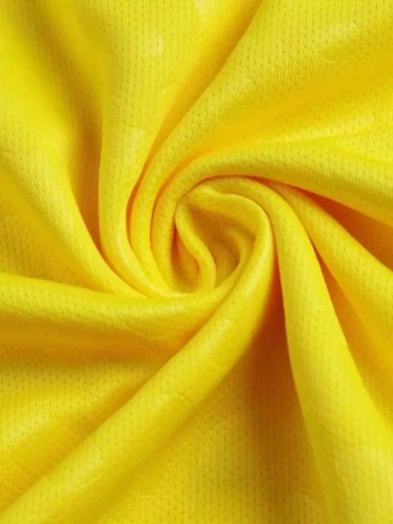Traje De Fútbol Para Nios, Camiseta De Fútbol Sólida Amarilla Brillante De Número 10 Para Nios Y Pantalones Cortos Transpirables Ligeramente Elásticoss Activos Para F??bol, Competencia, Entrenamiento