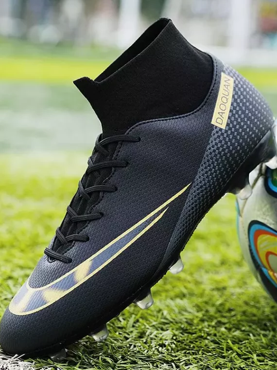 Botas De Fútbol Con Tacos AG Para Hombre, Tacos Y Zapatos De Fútbol Transpirables Antideslizantes Profesionales Para Exteriores Para Competición De Entrenamiento