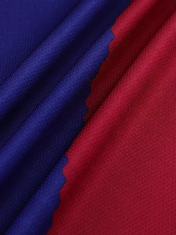 Conjunto De Fútbol De Secado Rápido De 2 Uds, Camiseta De Fútbol Ligeramente Elásticas A Rayas Y Pantalones Cortos Cómodos Con Absorci??n De La Humedad Para Competición Y Entrenamiento Para Nio