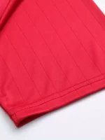 2pcs Traje Deportivo, Camiseta De Manga Corta Con Solapa Sólida Para Hombres Y Pantalones Cortos Transpirables Ligeramente Elásticoss Para Fútbol Y B??dminton