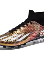 Zapatos De Fútbol Antideslizantes De Moda Unisex, Zapatos De Fútbol Para Exteriores, Tacos De Fútbol Para Competición De Entrenamiento
