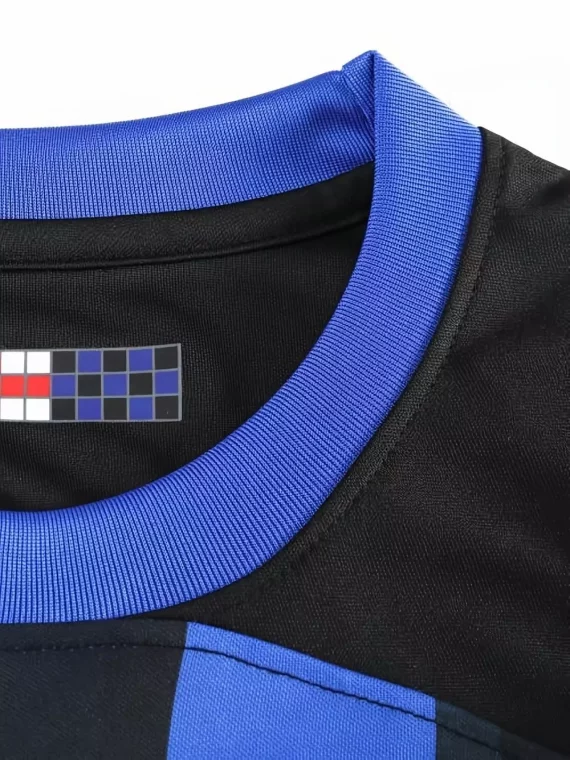 Camiseta De Fútbol De Rayas Verticales Para Nios, Camiseta Con Estampado Del Número 10 Y Pantalones Cortos Elásticoss Para Entrenamiento Y Competición De Fútbol, ropa Para Nios, 2 Uds.