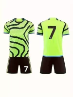 Camiseta De Fútbol Con Estampado Número 7 Para Chico, Camiseta Transpirable Y Pantalones Cortos Elásticoss Para Entrenamiento Y Competición De Fútbol, ropa Para Chico, 2 Uds.