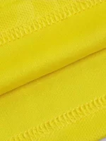Traje De Fútbol Para Nios, Camiseta De Fútbol Sólida Amarilla Brillante De Número 10 Para Nios Y Pantalones Cortos Transpirables Ligeramente Elásticoss Activos Para F??bol, Competencia, Entrenamiento