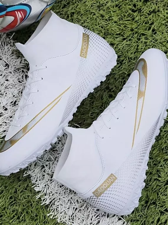 Botas De Fútbol Con Tacos AG Para Hombre, Tacos Y Zapatos De Fútbol Transpirables Antideslizantes Profesionales Para Exteriores Para Competición De Entrenamiento