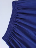 2pcs Kit De Fútbol, Camiseta De Fútbol A Rayas Ligeramente Elásticas Para Hombres Y Conjunto De Pantalones Cortos Sólidos Para Exteriores