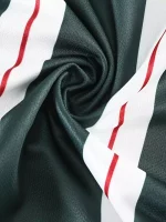 Conjunto De Camiseta De Fútbol A Rayas Cómoda Y Pantalones Cortos Activos Para Niasu002Fnios, Ropa Para Nios, Competición De Entrenamiento Deportivo