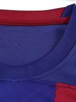 Conjunto De Fútbol De Secado Rápido De 2 Uds, Camiseta De Fútbol Ligeramente Elásticas A Rayas Y Pantalones Cortos Cómodos Con Absorci??n De La Humedad Para Competición Y Entrenamiento Para Nio