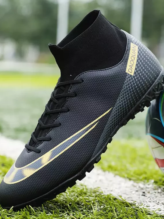 Botas De Fútbol Con Tacos AG Para Hombre, Tacos Y Zapatos De Fútbol Transpirables Antideslizantes Profesionales Para Exteriores Para Competición De Entrenamiento