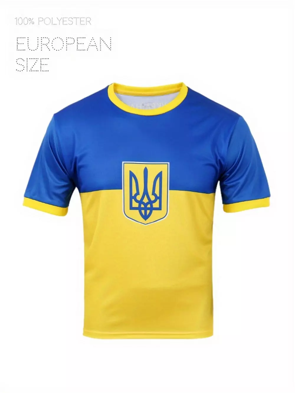 Camiseta Deportiva De Mujer Para Aficionados Al Fútbol De Ucrania, Cuello Redondo De Dos Tonos Y Mangas Cortas, Ropa Deportiva Para Mujer