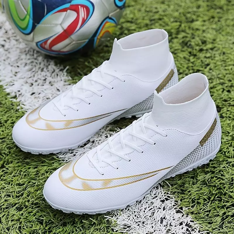 Botas De Fútbol Con Tacos AG Para Hombre, Tacos Y Zapatos De Fútbol Transpirables Antideslizantes Profesionales Para Exteriores Para Competición De Entrenamiento