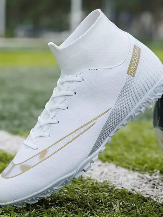 Botas De Fútbol Con Tacos AG Para Hombre, Tacos Y Zapatos De Fútbol Transpirables Antideslizantes Profesionales Para Exteriores Para Competición De Entrenamiento