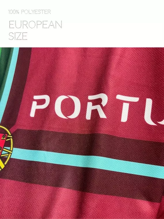 Camiseta deportiva con estampado de medallas y letras cruzadas de bloque de color, camiseta de aficionado al fútbol de Portugal de manga corta con cuello redondo, ropa de mujer