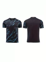 Camiseta De Fútbol Cómoda Con Estampado De Rayos Para Hombre, Camiseta Gr??fica, Ropa De Verano Para Exteriores Para Hombre, Ropa Para Actividades F??sicas