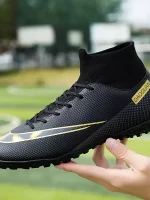 Botas De Fútbol Con Tacos AG Para Hombre, Tacos Y Zapatos De Fútbol Transpirables Antideslizantes Profesionales Para Exteriores Para Competición De Entrenamiento