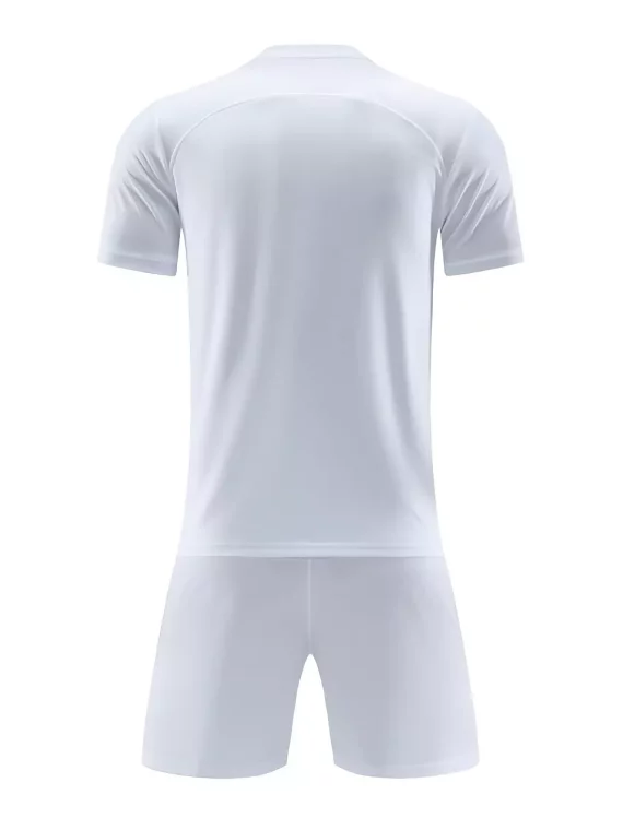 Conjunto De Fútbol Para Hombres, Camiseta Y Pantalones Cortos De Fútbol Transpirables Ligeramente Elásticoss Activos Para La Fiesta De Los Fanáticos, Entrenamiento, Competencia