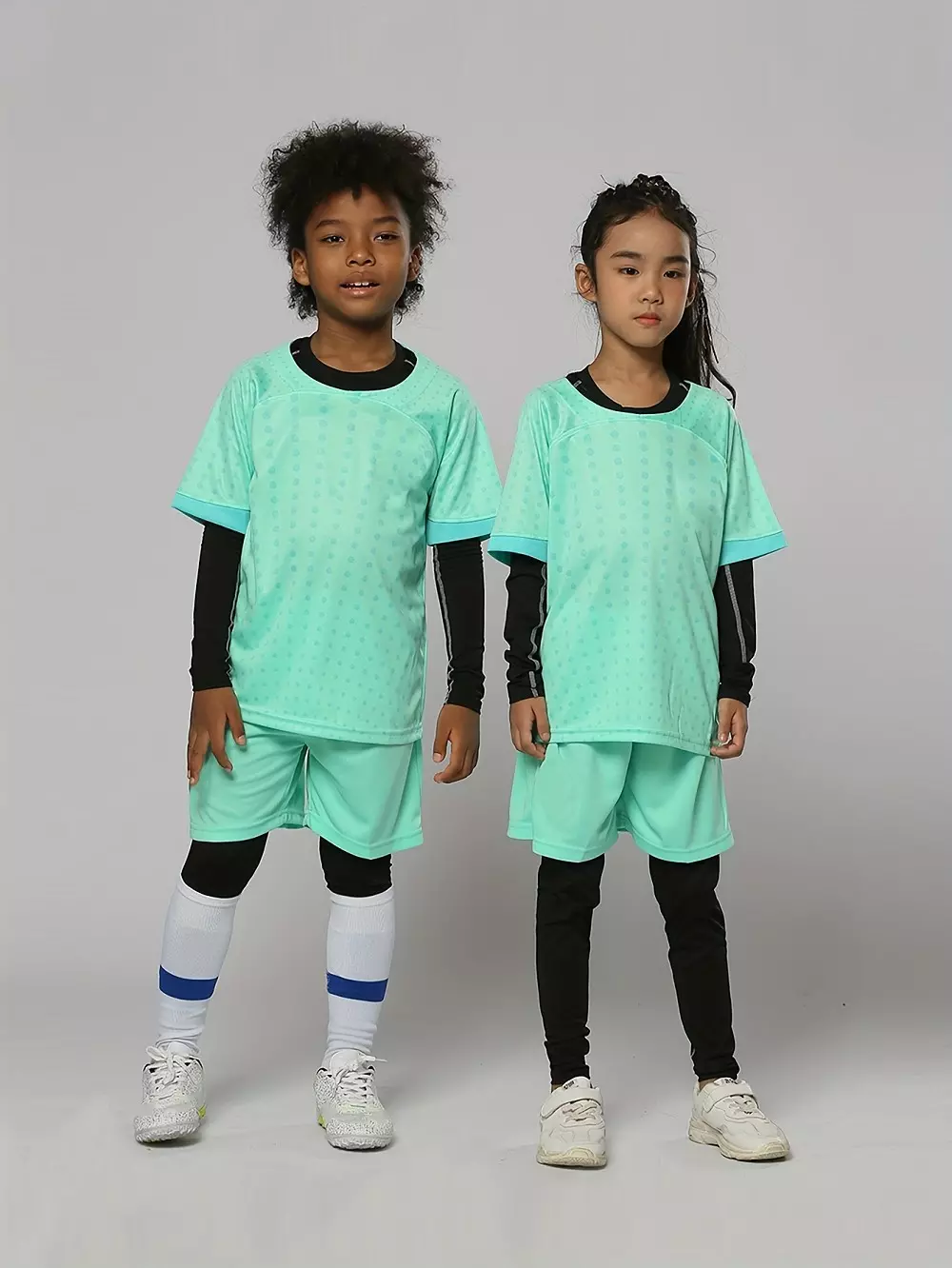 Cómodas Camisetas De Fútbol, camiseta Y Pantalones Cortos De Manga Corta, Trajes Absorbentes De Sudor Para Nios Y Nias, Fiesta De Competición De Entrenamiento