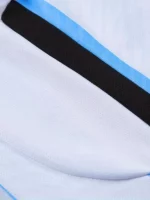 2pcs Kit De Fútbol, Nios Camiseta De Fútbol A Rayas Y Pantalones Cortos Transpirables Y Ligeramente Elásticoss Para F??bol Entrenamiento Competición