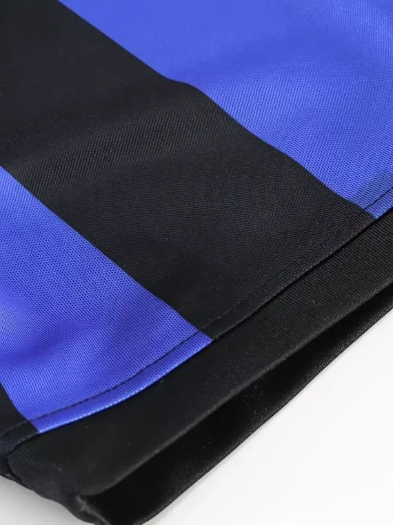 Camiseta De Fútbol De Rayas Verticales Para Nios, Camiseta Con Estampado Del Número 10 Y Pantalones Cortos Elásticoss Para Entrenamiento Y Competición De Fútbol, ropa Para Nios, 2 Uds.