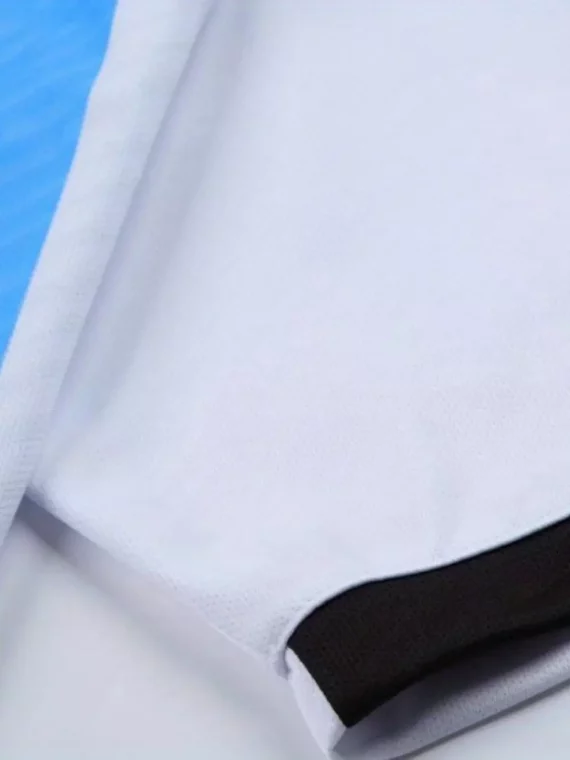 2pcs Kit De Fútbol, Nios Camiseta De Fútbol A Rayas Y Pantalones Cortos Transpirables Y Ligeramente Elásticoss Para F??bol Entrenamiento Competición