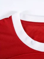 Conjunto De Fútbol De Color Sólido Para Nios, Camiseta De Mangas Cortas Y Pantalones Cortos Sueltos Para Fútbol, Fiestas De Fans, Entrenamiento Y Competición