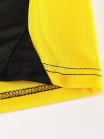 2pcs Conjunto De Fútbol De Secado Rápido, Camiseta De Fútbol De Bloque De Color Ligeramente Elásticas Y Pantalones Cortos Cómodos De Absorci??n De Humedad Para Nios Para Entrenamiento Y Competición