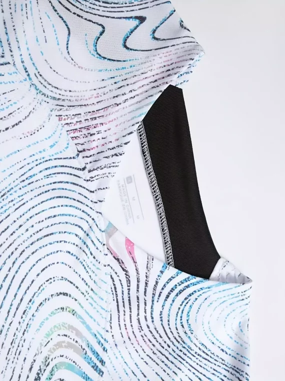 Kit De Fútbol De 2 Uds, Camiseta De Fútbol Con Patrón De Curva Para Hombre Y Pantalones Cortos Transpirables Ligeramente Elásticoss Activos Para Exteriores