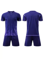2pcs Camiseta De Fútbol Para Nios, Traje De Entrenamiento De Secado Rápido, Conjunto De Camiseta Y Pantalon Corto, Atuendo Deportivo De Choque De Color, Ropa Activa Para Nios Para Fútbol, Baloncesto Y Ejercicio