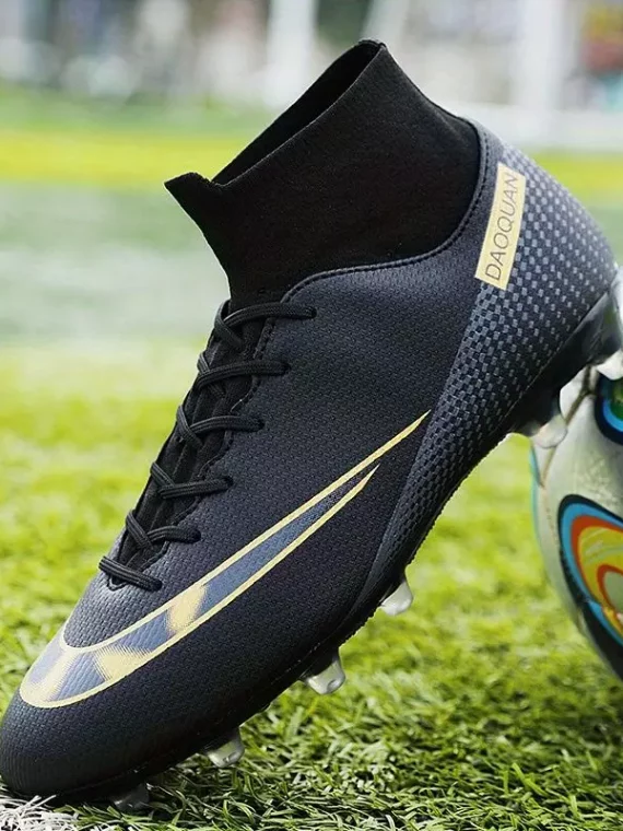 Botas De Fútbol Con Tacos AG Para Hombre, Tacos Y Zapatos De Fútbol Transpirables Antideslizantes Profesionales Para Exteriores Para Competición De Entrenamiento