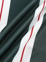 Conjunto De Camiseta De Fútbol A Rayas Cómoda Y Pantalones Cortos Activos Para Niasu002Fnios, Ropa Para Nios, Competición De Entrenamiento Deportivo