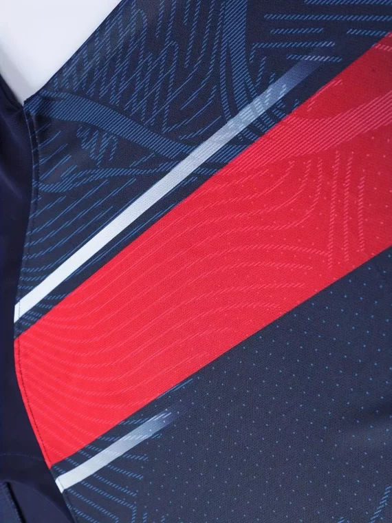 2pcs Kit De Fútbol, Camiseta De Fútbol Con Patrón De Geometr??a Para Hombres Y Pantalones Cortos Transpirables Y Ligeramente Elásticoss Para Actividades Al Aire Libre